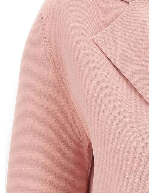 Kangra Pink Spencer Stitch-Effect Jacket