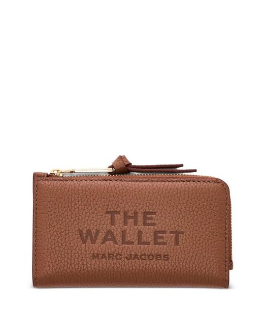 Marc Jacobs Brown Zip Leather Wallet