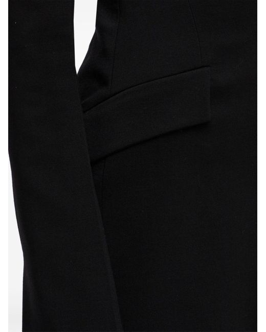 Ferragamo Black Kleid mit V-Ausschnitt
