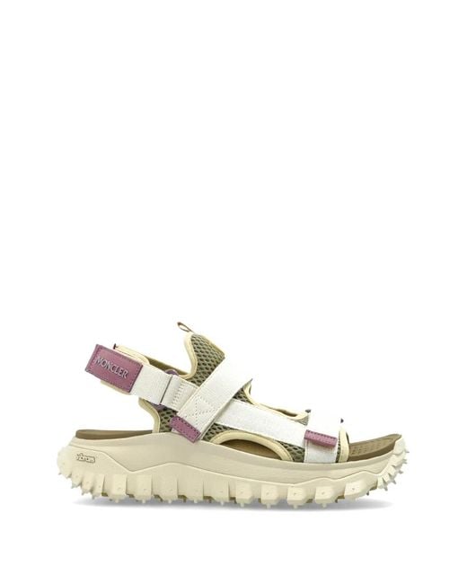 Moncler White Sandales Trailgrip Vela