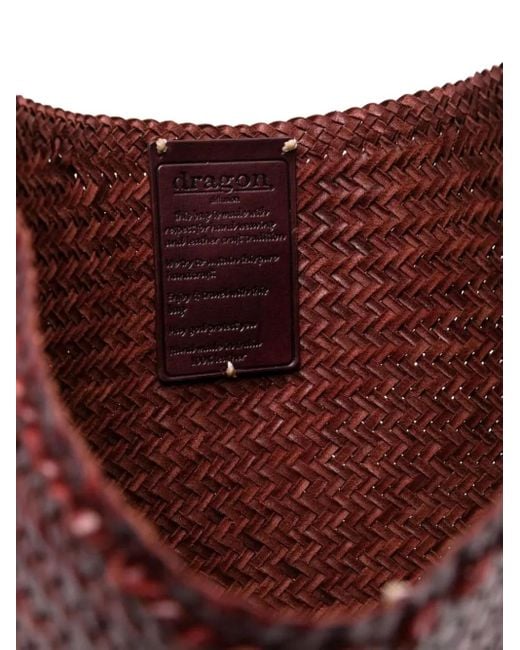 Bolso de hombro Ars tejido Dragon Diffusion de color Purple