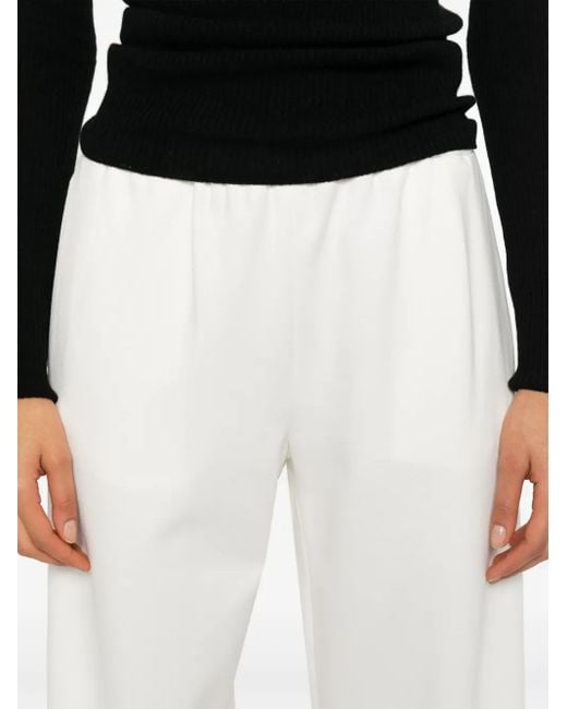 Fabiana Filippi White Chic Tailored Trousers For
