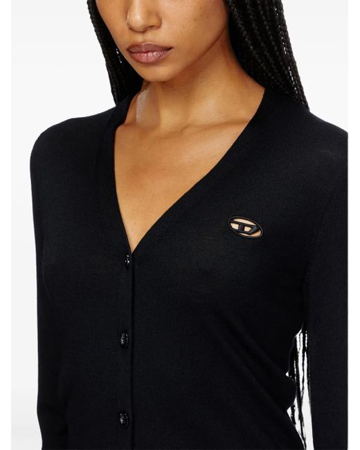 DIESEL Black M-Alima Knit Cardigan