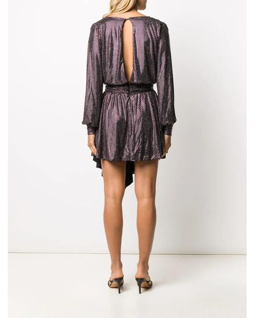 Philipp Plein Black Metallic Dress