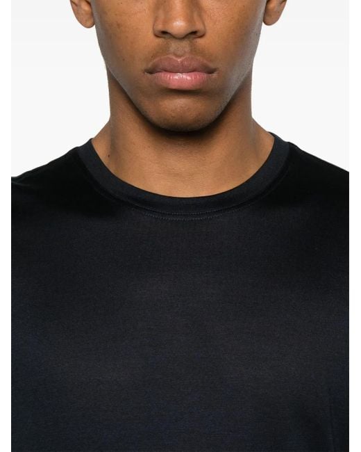 D4.0 T-Shirt aus Seide in Blue für Herren