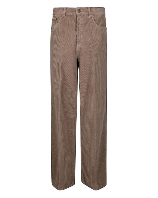 Haikure Bethany コーデュロイジーンズ Brown