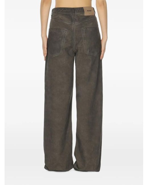 Uma Wang Gray Ball Cotton Palazzo Pants