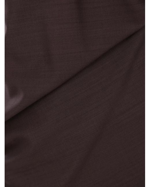 Dusan Purple Draped Dress