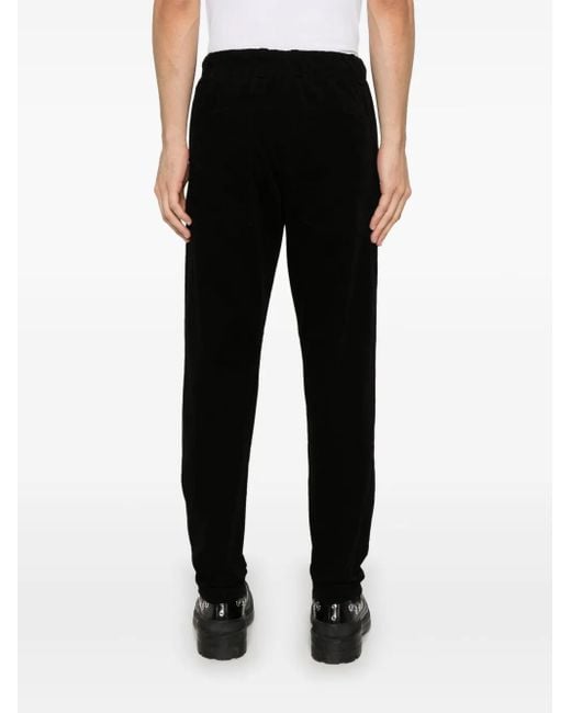 Transit Black Elasticated-Waistband Trousers for men