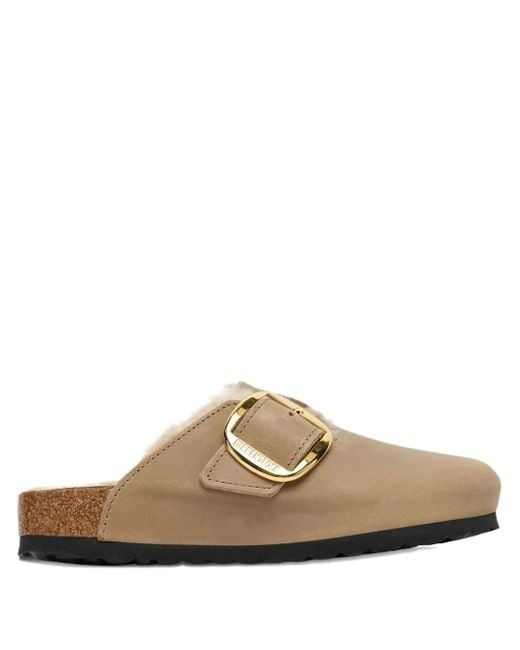 メンズ Birkenstock Boston Suede Mules Brown