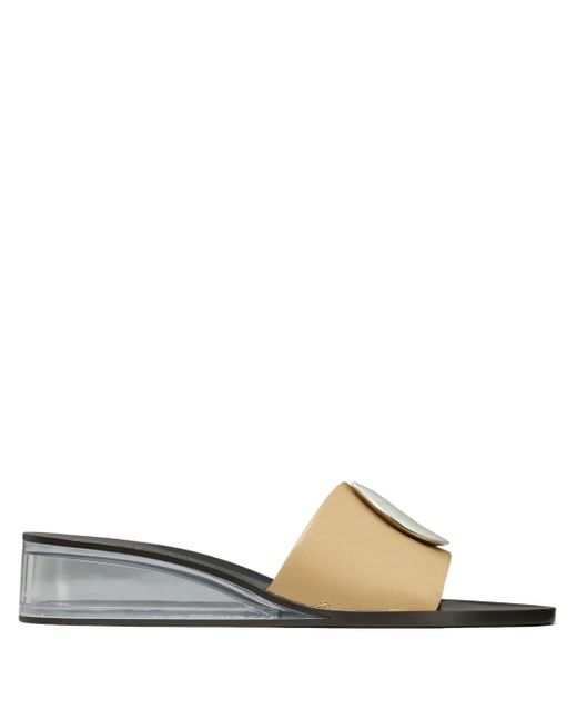 Tory Burch Natural 40Mm Patos Sandals