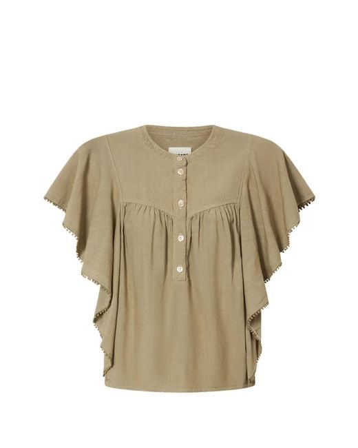 Isabel Marant Gray Marlie Top