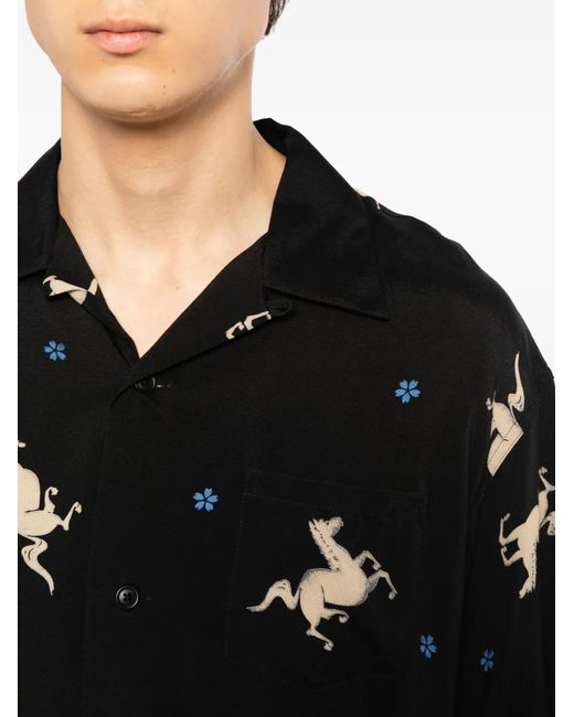 Visvim Black Crosby Shirt for men