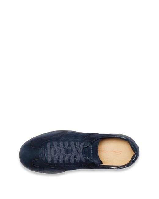 Santoni Blue Dbs Oly Sneakers for men