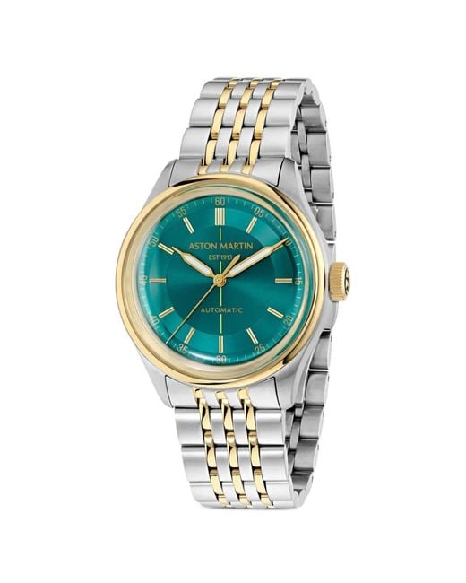 Aston Martin Watches Blue Mechanical 39Mm Watch for men