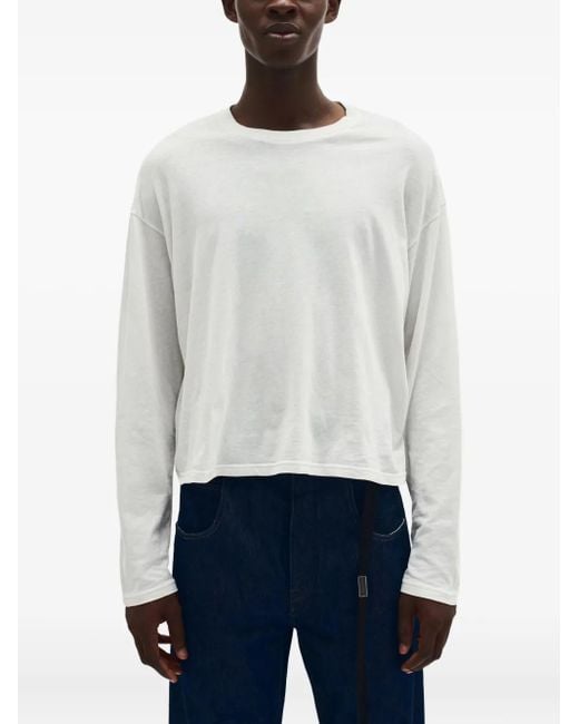 メンズ Ann Demeulemeester Emil T-shirt White