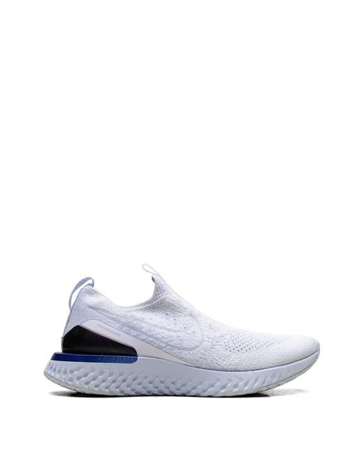 Nike White Epic Phantom React Sneakers