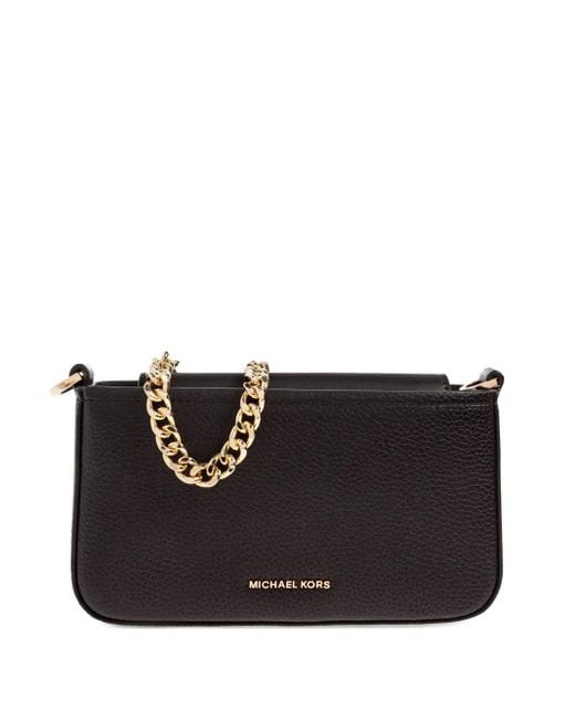 MICHAEL Michael Kors Black Bryant Leather Crossbody Bag