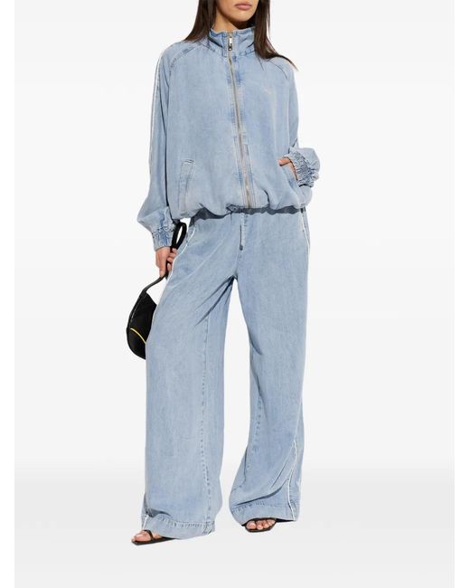 Gestuz Blue Sea Drawstring Trousers