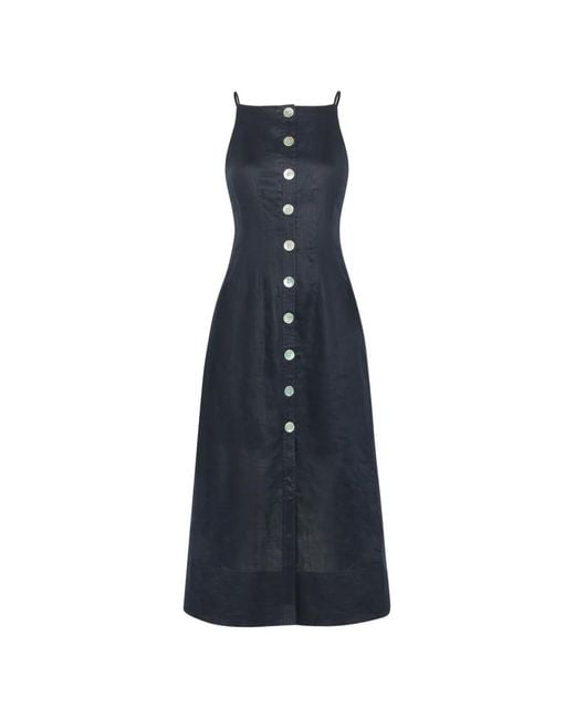 Veronica Beard Georges Midi-Jurk in het Blue