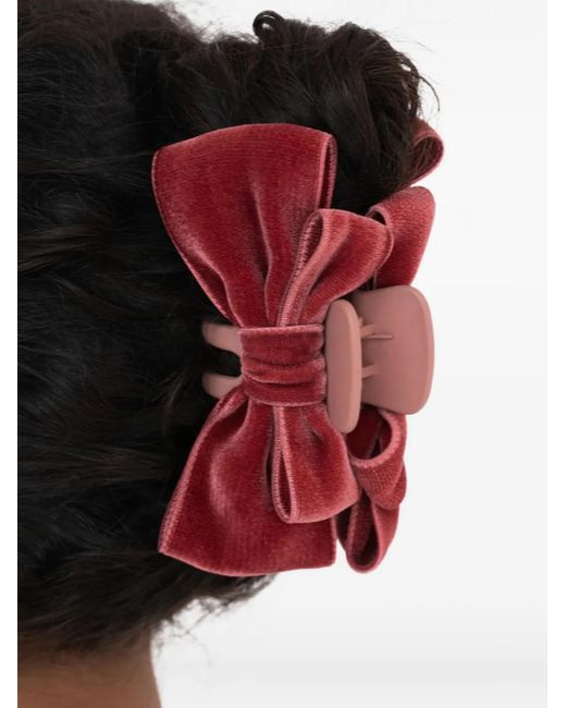 Jennifer Behr Red Matilda Bow Jaw Clip