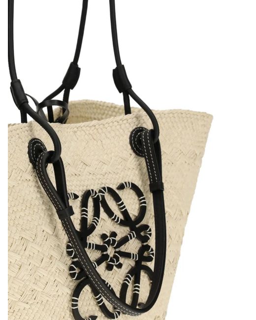 Loewe Anagram-Detail Shoulder Bag in Natural Lyst UK