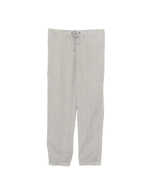 James Perse White Pantalon De Jogging À Lien De Resserrage for men