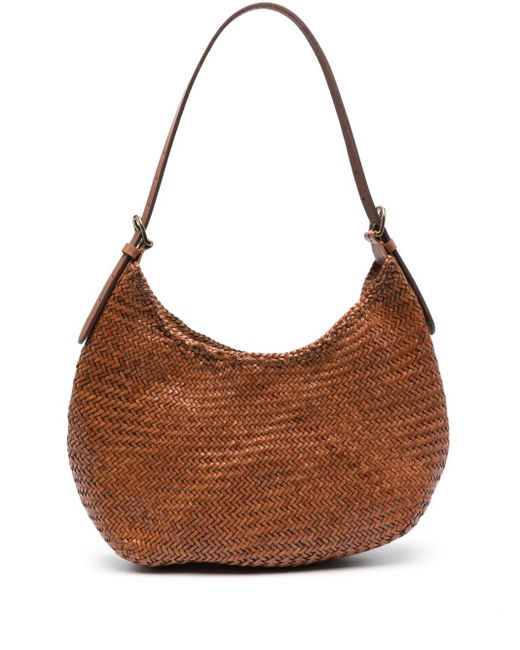 Dragon Diffusion Brown Luna Mezza Shoulder Bag