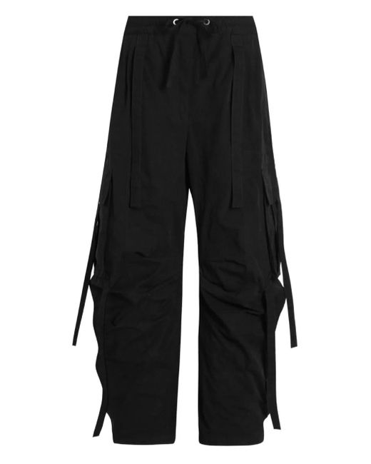 Dolce & Gabbana Black Drawstring Cargo Pants