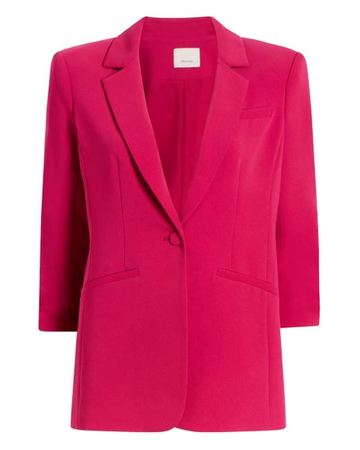 Cinq À Sept Pink Crepe Khloe Blazer