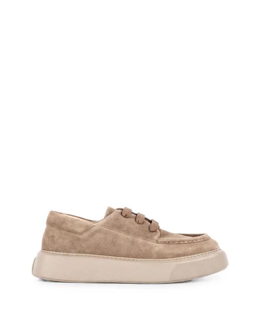 Referenc Natural Tahoe Calf Suede Sneakers for men