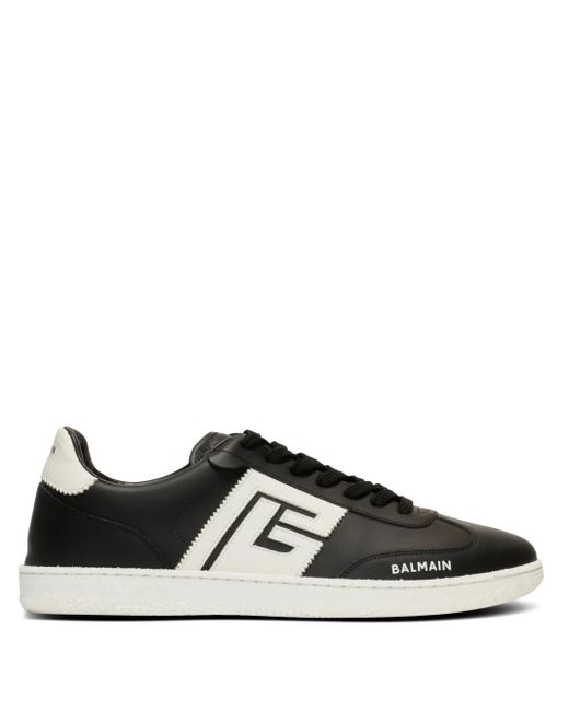Balmain Black Swan Sneakers for men