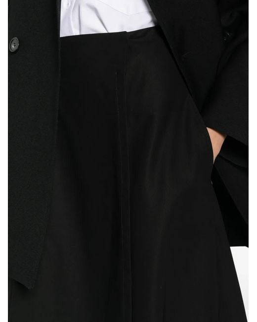 Sofie D'Hoore Black Sora Pleated A-Line Skirt