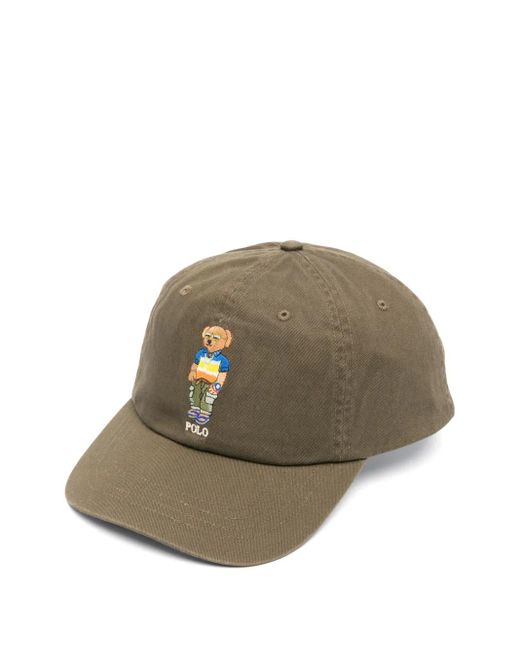Polo Ralph Lauren Green Polo Bear Twill Cap for men