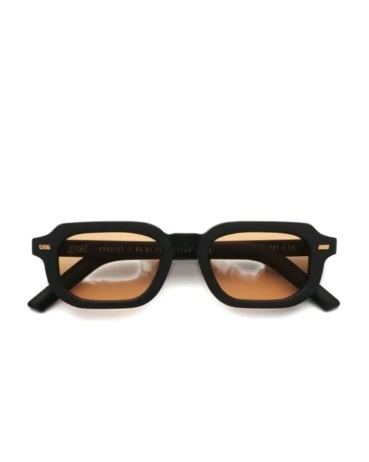 Gast Black Pai Rectangle-Frame Sunglasses