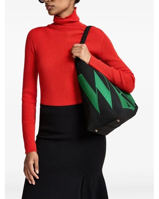 Essentiel Antwerp Red Kelmuse1 Ribbed-Knit Turtleneck Sweater