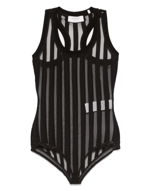 【送料&関税込】Sportmax Body Edam Sportmax Edam ボディスーツ ブラック | Lyst