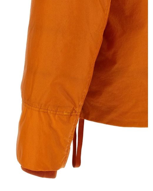 Plumífero con capucha C P Company de hombre de color Orange