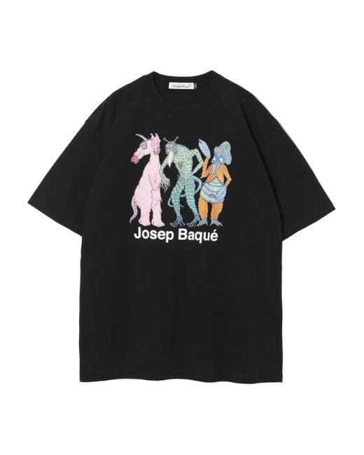 Undercover Black X Josep Baqué Cotton T-Shirt for men