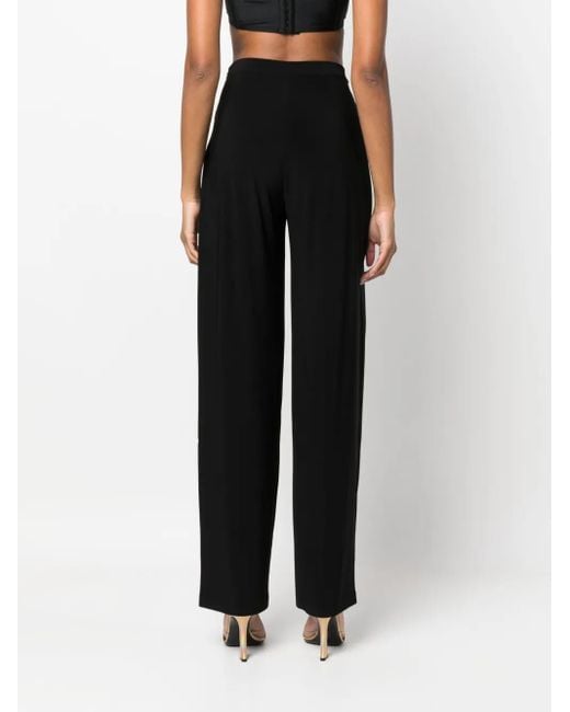 Norma Kamali High Waist Broek in het Black