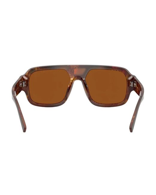 Dolce & Gabbana Brown Square-Frame Sunglasses for men