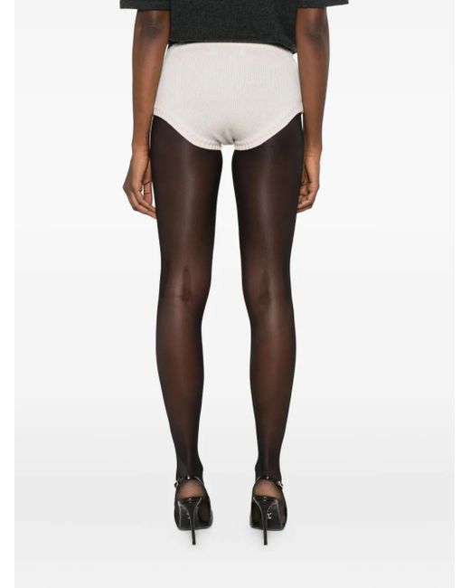 ROWEN ROSE Natural Knitted Shorts