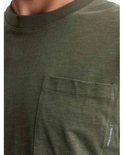 Marc O' Polo Green Long-Sleeve Pocket T-Shirt for men