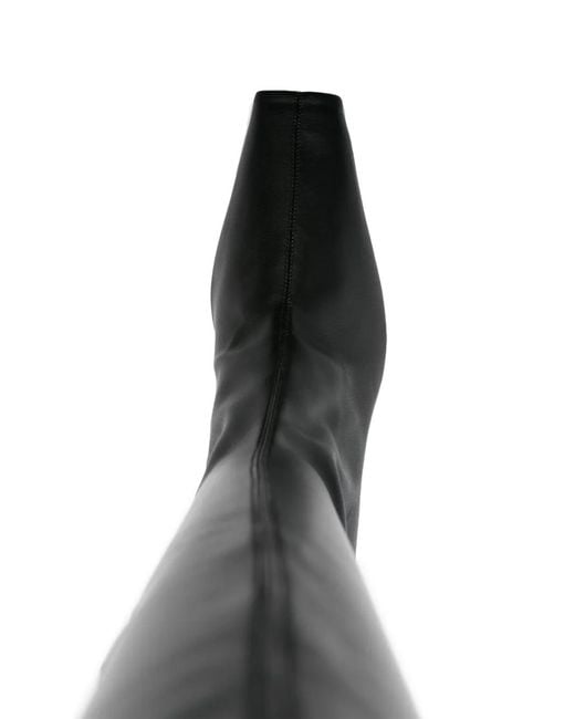 Courreges Black Boots Ac Charm
