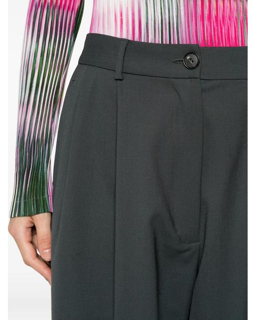Cordera Gray Pleated Trousers