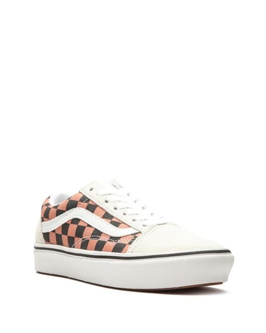 Vans White Old Skool Comfycush "Mixed Media" Sneakers