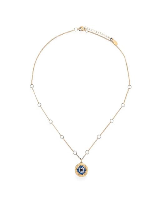 Collier À Pendentif Œil L'EIGHT STUDIO en coloris White