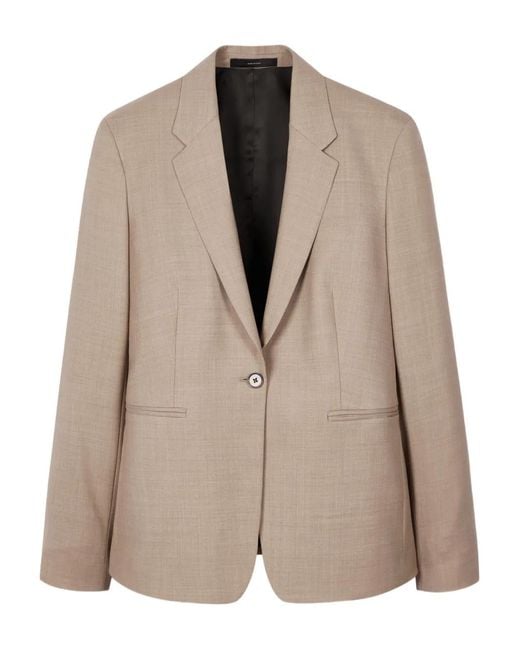 Paul Smith Natural Buttoned Blazer
