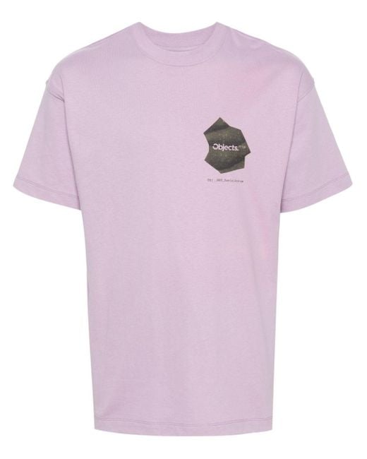 Objects IV Life Pink Thought Bubble Spray-print Cotton T-shirt