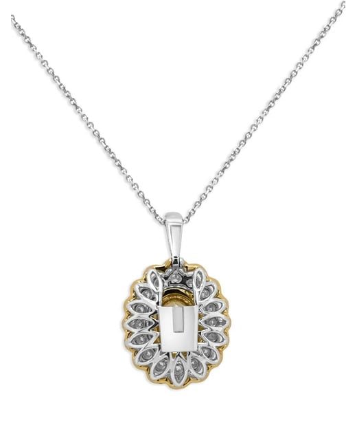 HYT Jewelry Metallic 18K And Diamond Ring Pendant